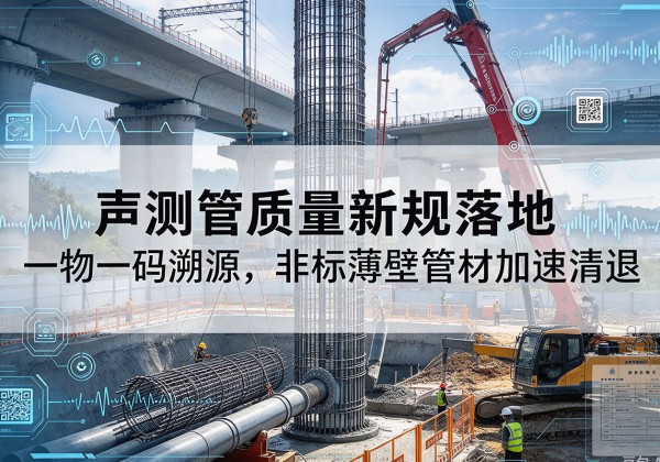 克拉玛依声测管质量新规落地，一物一码溯源，非标薄壁管材加速清退